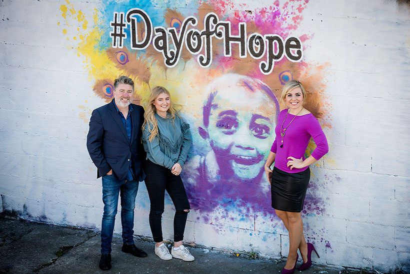 Comedian Pat Short and TV Presenter Anna Geary launch National Day of Hope 2016